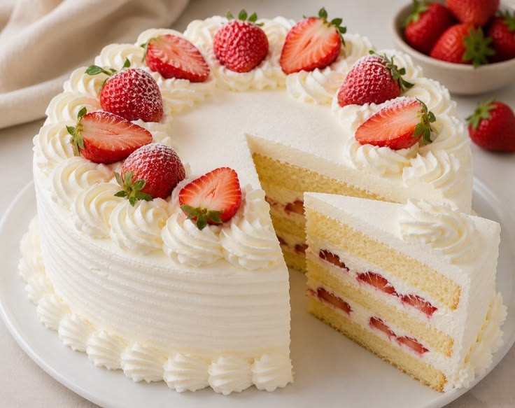 Strawberry cake